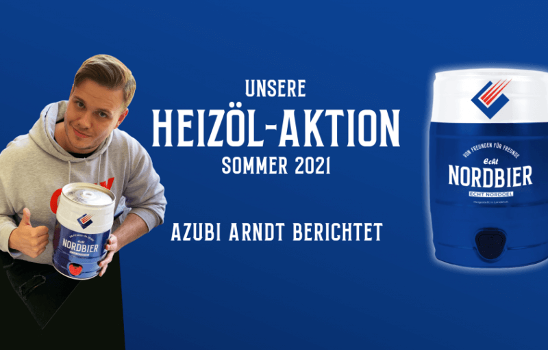 Daumen hoch und Bierfass